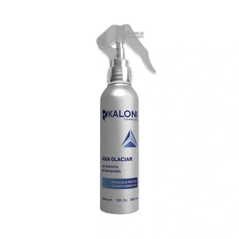 Presentación de Agua glaciar de Kaloni Products.