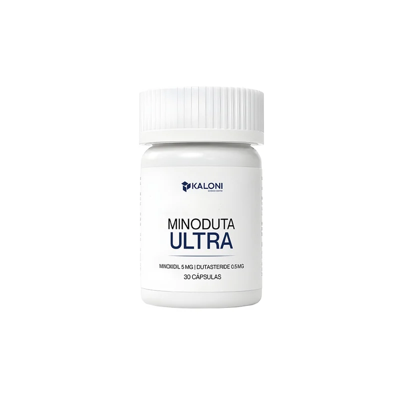 Presentación de MinoxDuta Ultra 5MG de Kaloni Products.