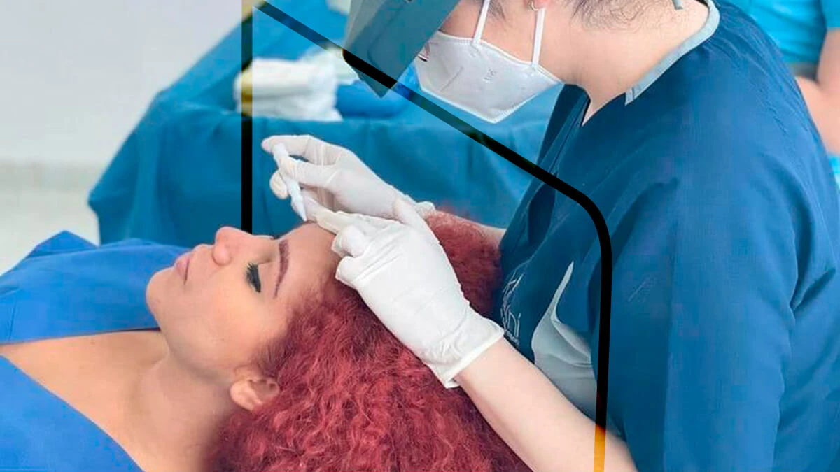 Atención del cabello en una fotografía publicada por Kaloni sobre injerto para mujeres.